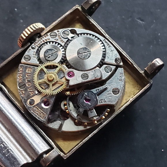 Vintage Bulova Military Dial Silver Manual Winding Watch Running Great - Picture 10 of 11